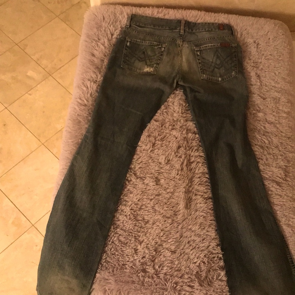 7 for all mankind”A”pocket jeans slightly worn size 29